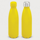 Mirage Powder Coated Vacuum Bottle+Yellow