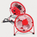 Nexion Desk Fan+Red