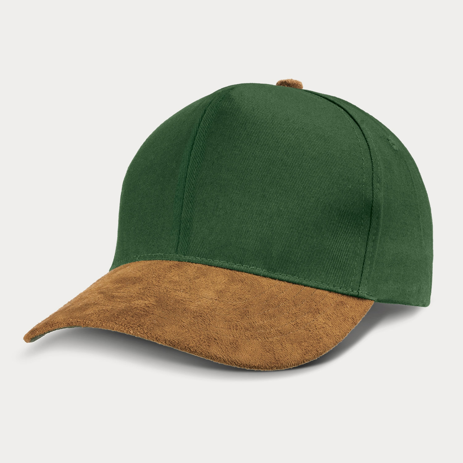 suede peak cap