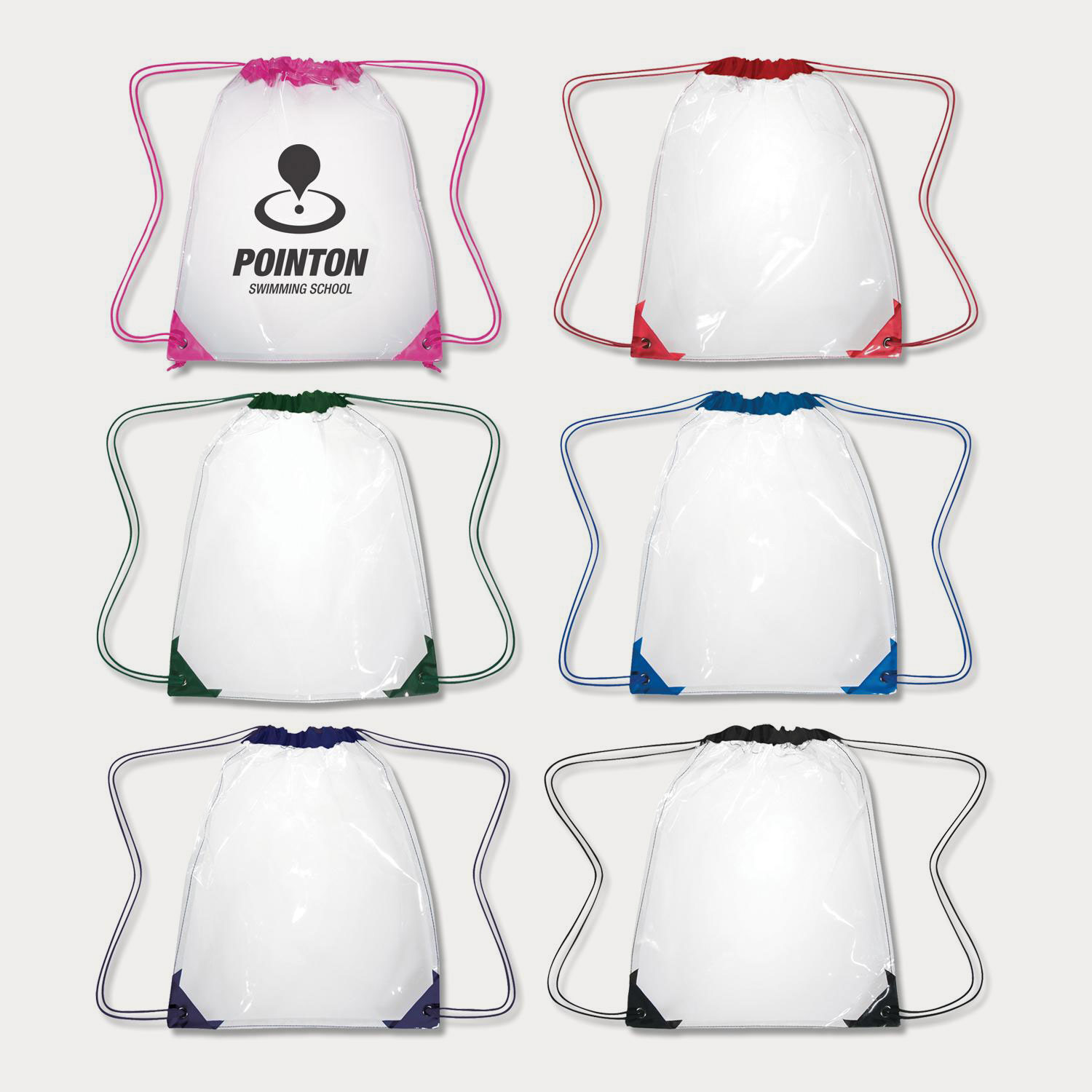 clear drawstring