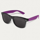 Malibu Premium Sunglasses Black Frames+Purple