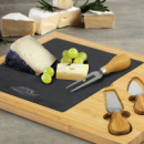 Slate Cheese Board+in use