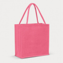 Monza Jute Tote Bag Colour Match+Pink