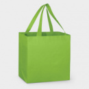 City Shopper Tote Bag+Bright Green