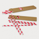 Paper Drinking Straws+Red