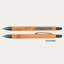 Aspen Bamboo Stylus Pen+Gunmetal