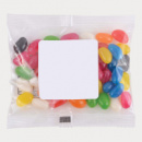 Assorted Colour Mini Jelly Beans in 50 Gram Cello Bag+unbranded