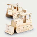 BRANDCRAFT Bulldozer Wooden Model+assembled