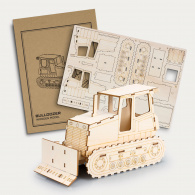 BRANDCRAFT Bulldozer Wooden Model image