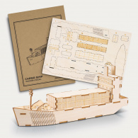 BRANDCRAFT Cargo Ship Wooden Model image