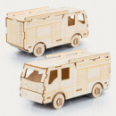 BRANDCRAFT Fire Truck Wooden Model+assembled