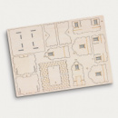 BRANDCRAFT House Wooden Model+flat sheet