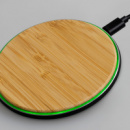 Bamboo 15W Wireless Fast Charger+lighting