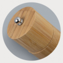 Bamboo Pepper Mill+lid detail