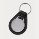 Baron Round Leather Key Ring