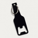 Beverage Bottle Opener Key Ring+Black