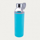 Capri Glass Bottle with Neoprene Sleeve+Light Blue