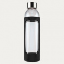Capri Glass Bottle with Silicone Sleeve+Black