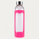 Capri Glass Bottle with Silicone Sleeve+Pink