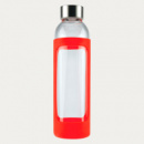 Capri Glass Bottle with Silicone Sleeve+Red