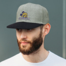 Chisel Flat Peak Cap+in use