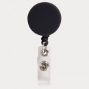 Corfu Retractable Name Badge Holder+Black