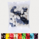 Corporate Colour Mini Jelly Beans in 50g Cello Bag+flavours