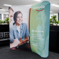 Curved Stretch Media Wall (Small) image