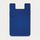 Dual Silicone Phone Wallet+Dark Blue