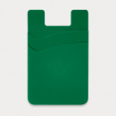 Dual Silicone Phone Wallet+Dark Green