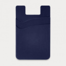Dual Silicone Phone Wallet+Navy