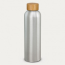 Eden Aluminium Bottle Bamboo Lid+Silver