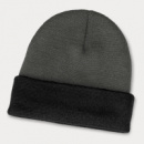 Everest Two Toned Beanie+Grey Black