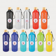 Gelato Aluminium Drink Bottle with Bamboo Lid image