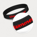 Kids Silicone Wrist Band Embossed+branding detail