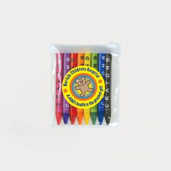 Louvre Crayons in PVC Zipper Pouch