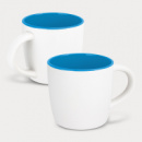 Mocha Coffee Mug Two Tone+White Light Blue