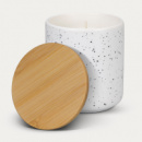 NATURA Candle with Bamboo Lid+detail