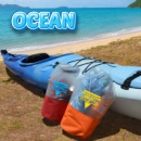 Ocean 10 Litre Waterproof Bag+in use