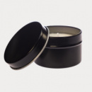 Petite Candle in Tin+Black