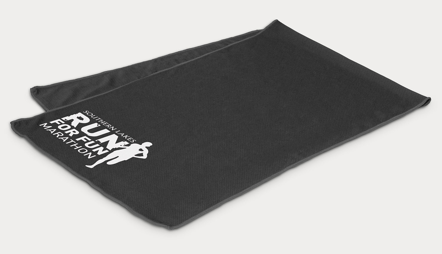 black cooling towel