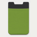 Lycra Smart Phone Wallet Full Colour+Bright Green