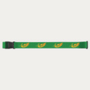 Full Colour Luggage Strap+Green