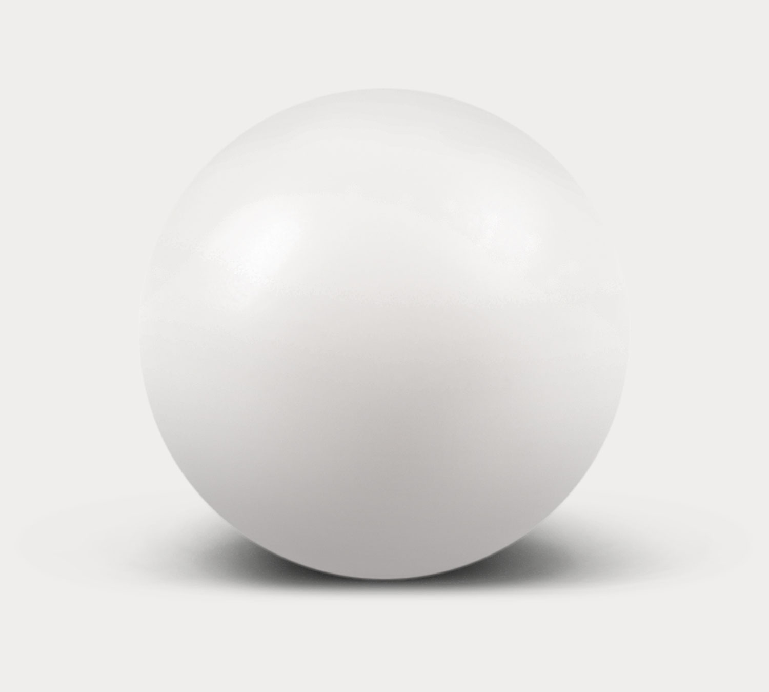 white stress ball