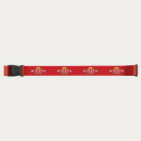 Full Colour Luggage Strap+Red