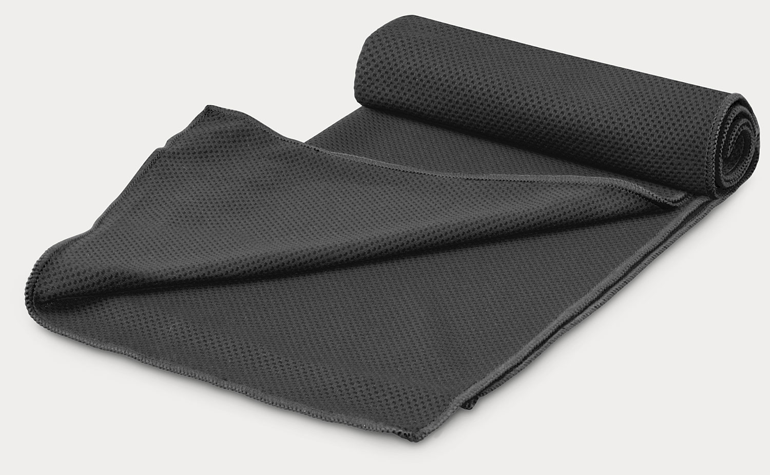 black cooling towel