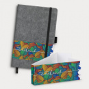 RPET Felt Hard Cover Notebook+bellyband