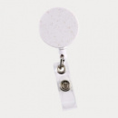 Retractable Badge Holder Wheat Straw+unbranded