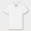 SOLS Perfect Kids Polo T shirt+White
