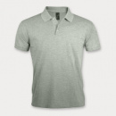 SOLS Prime Mens Polo Shirt+Grey Melange